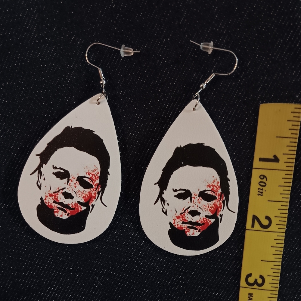 Meyers Splattered Teardrop Earrings (New)
